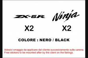 Painted street fairings in abs compatible with Kawasaki ZX6R 636 2005 - 2006 - MXPCAV6849