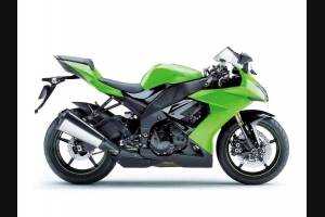 Lackierte Straße Verkleidung auf ABS kompatibel mit Kawasaki ZX10R 2008 - 2009 - MXPCAV6854