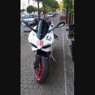 Lackierte Straße Verkleidung auf ABS kompatibel mit Ducati 899 1199 Panigale - MXPCAV6870