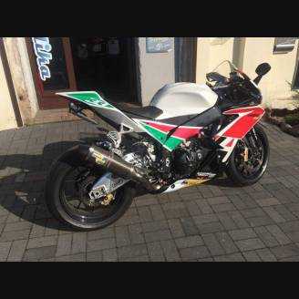 Painted street fairings in abs compatible with Aprilia RSV4 2009 - 2014 - MXPCAV6872