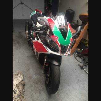 Painted street fairings in abs compatible with Aprilia RSV4 2009 - 2014 - MXPCAV6872