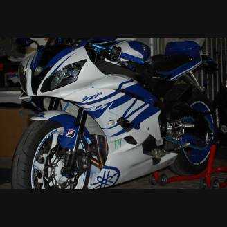 Carenados en abs pintados para la calle compatible para Yamaha R6 2006 - 2007 - MXPCAV6884