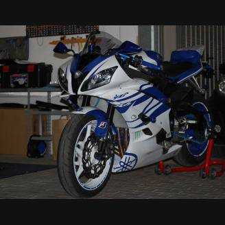 Carenados en abs pintados para la calle compatible para Yamaha R6 2006 - 2007 - MXPCAV6884