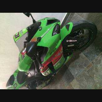 Painted street fairings in abs compatible with Kawasaki ZX6R 2007 - 2008 - MXPCAV6886