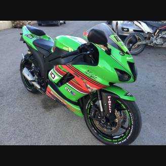 Painted street fairings in abs compatible with Kawasaki ZX6R 2007 - 2008 - MXPCAV6886
