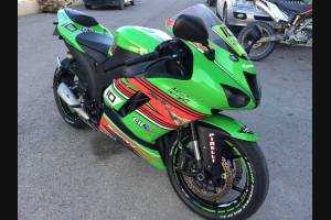 Painted street fairings in abs compatible with Kawasaki ZX6R 2007 - 2008 - MXPCAV6886