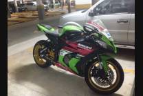 Carene stradali in abs verniciate compatibili con Kawasaki ZX10R 2011 - 2015 - MXPCAV6887 2