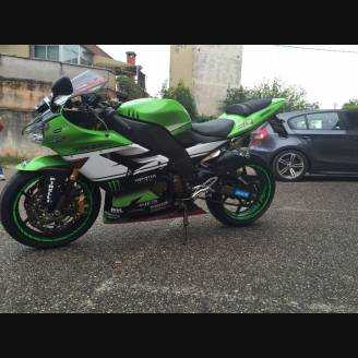 Painted street fairings in abs compatible with Kawasaki ZX10R 2004 - 2005 - MXPCAV6888