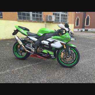 Painted street fairings in abs compatible with Kawasaki ZX10R 2004 - 2005 - MXPCAV6888