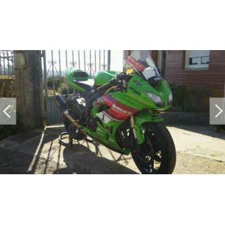 Painted street fairings in abs compatible with Kawasaki ZX10R 2008 - 2009 - MXPCAV6889