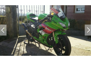 Painted street fairings in abs compatible with Kawasaki ZX10R 2008 - 2009 - MXPCAV6889
