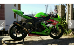 Painted street fairings in abs compatible with Kawasaki ZX10R 2008 - 2009 - MXPCAV6889