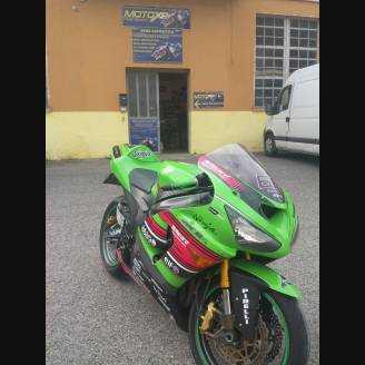 Lackierte Straße Verkleidung auf ABS kompatibel mit Kawasaki ZX6R 636 2005 - 2006 - MXPCAV6890