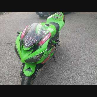 Painted street fairings in abs compatible with Kawasaki ZX6R 636 2005 - 2006 - MXPCAV6890
