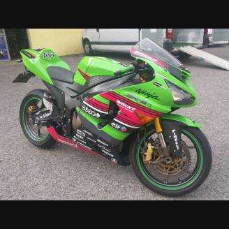Painted street fairings in abs compatible with Kawasaki ZX6R 636 2005 - 2006 - MXPCAV6890