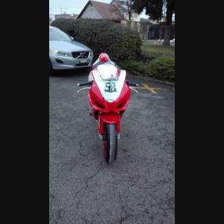 Lackierte Rennverkleidung Aprilia RSV4 2009 - 2014 - MXPCRV6897